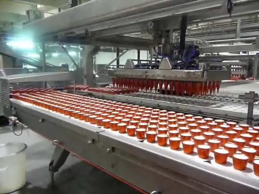China Linha de produção totalmente automático equipamento do cone de gelado de transporte de empacotamento fornecedor