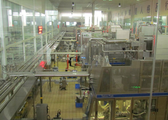 China Linha de produção automatizada sistemas do leite da leiteria de transporte da embalagem fornecedor