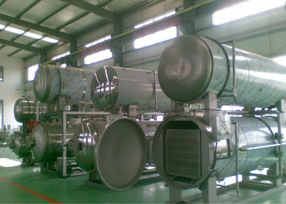 China Aplicado industrial do alimento do encanamento da circulação da água da autoclave da máquina do esterilizador da retorta fornecedor
